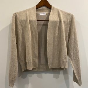 Calvin Klein Sparkly Shrug Cardigan